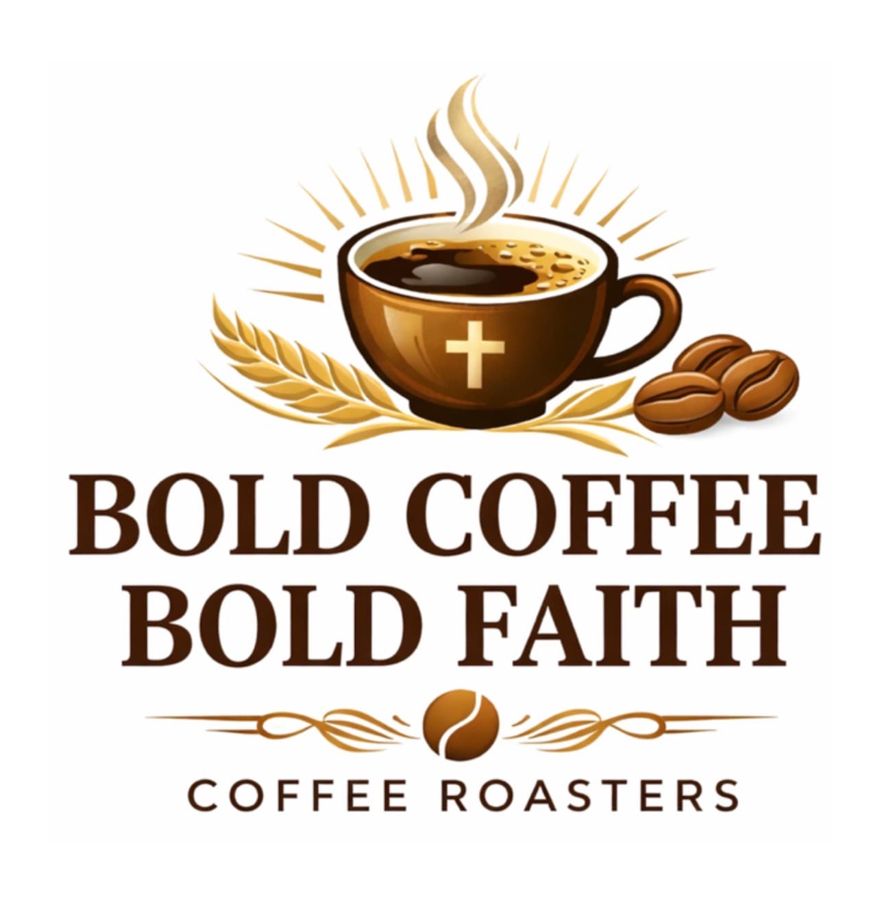Bold Coffee Bold Faith logo